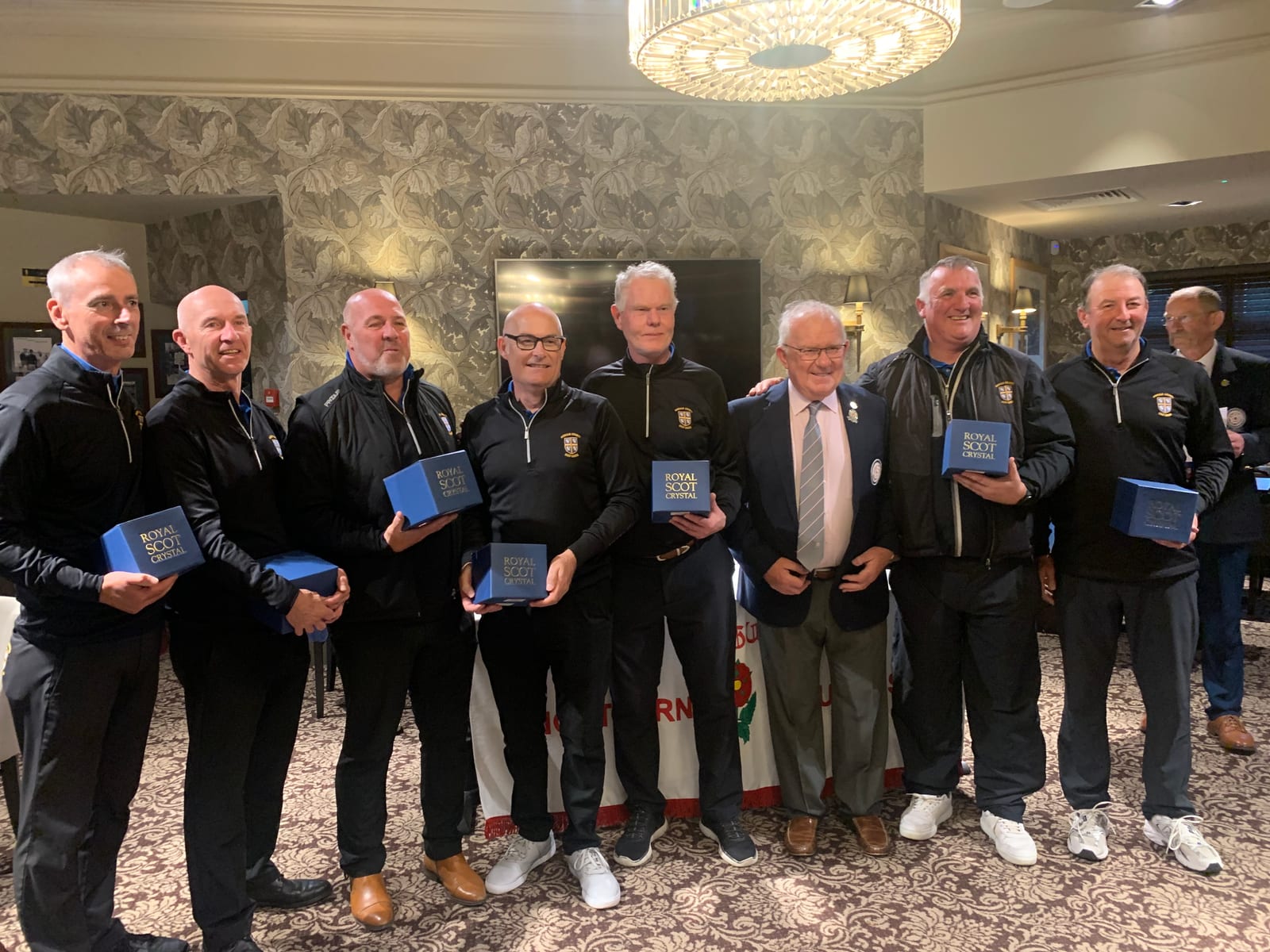 Durham County Seniors team at City of Newcastle Golf Club