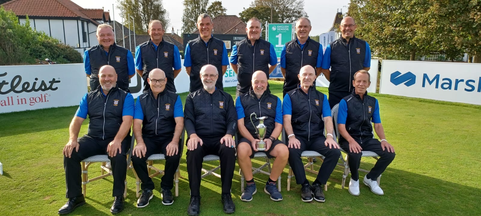 Durham County Seniors team at the National Finals, Thorpeness