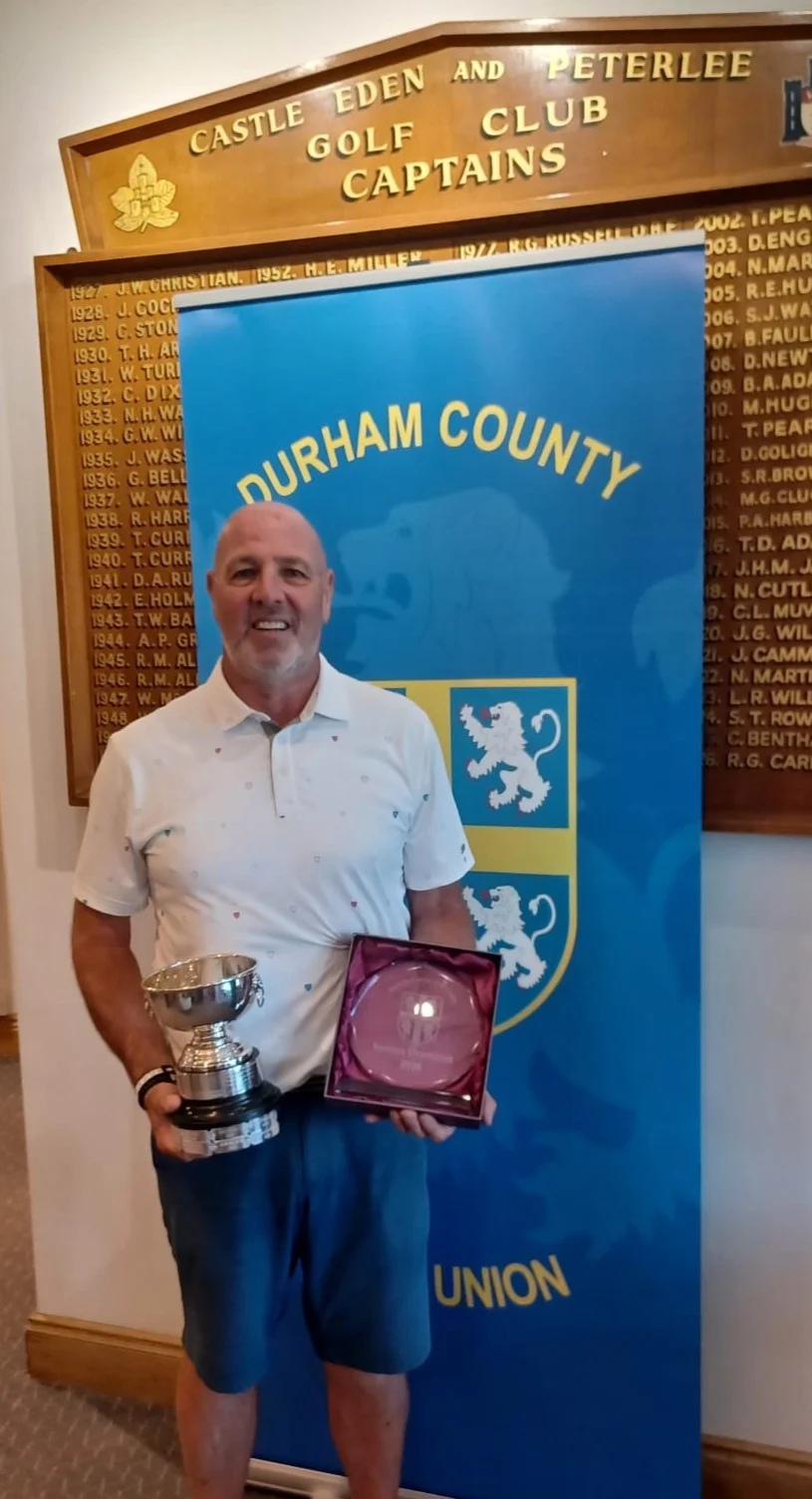 Stuart Brown Claims Second County Seniors Championship Title at Castle Eden